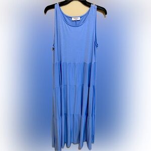 Zenana Blue Sleeveless Dress